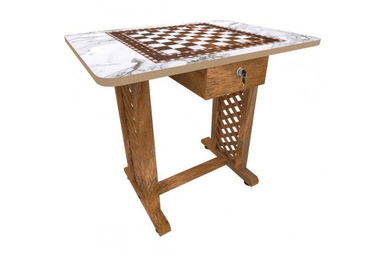 Satranç Masası Ahşap 60cm x80 cm